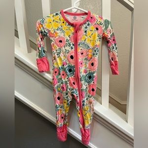 Little Sleepies 0-3 Months Secret Garden Zippy